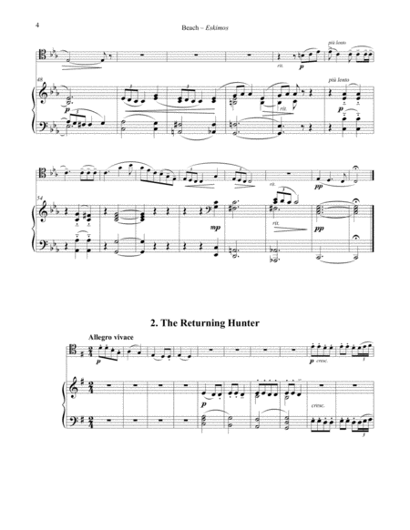 Eskimos, Op. 64 for Trombone & Piano