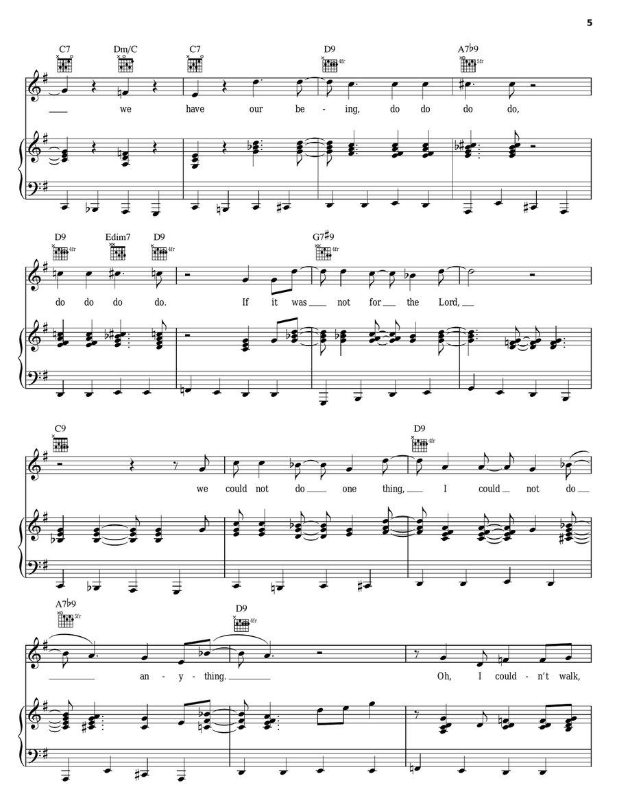 Give It All Back To Me Piano, Vocal, Guitar scores gallery preview page 5