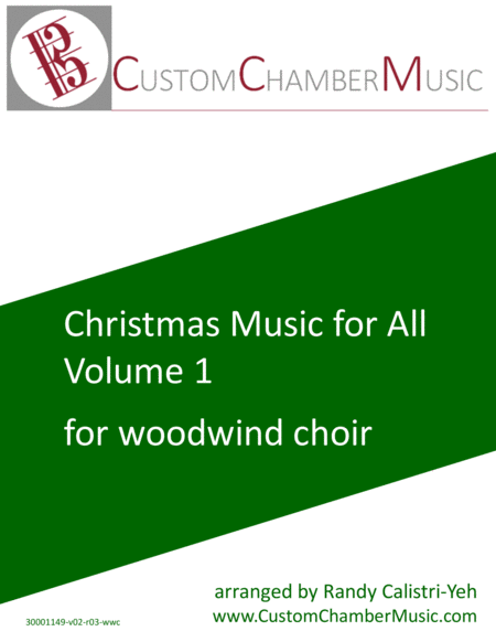 Christmas Carols for All, Volume 1 (for Woodwind Choir)