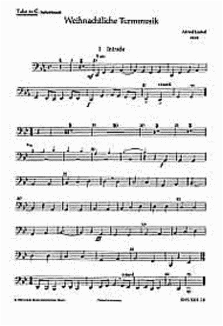 Loechel A Weihnachtliche Turmmusik Concert Band scores gallery preview page 1