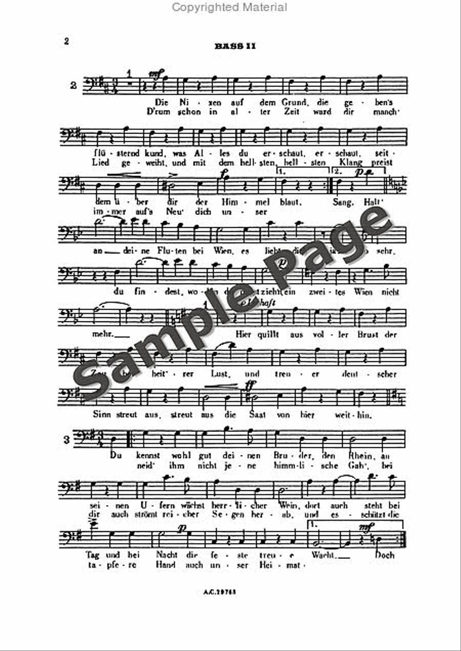 Strauss Donau Waltz Mch B2 TTBB scores gallery preview page 3
