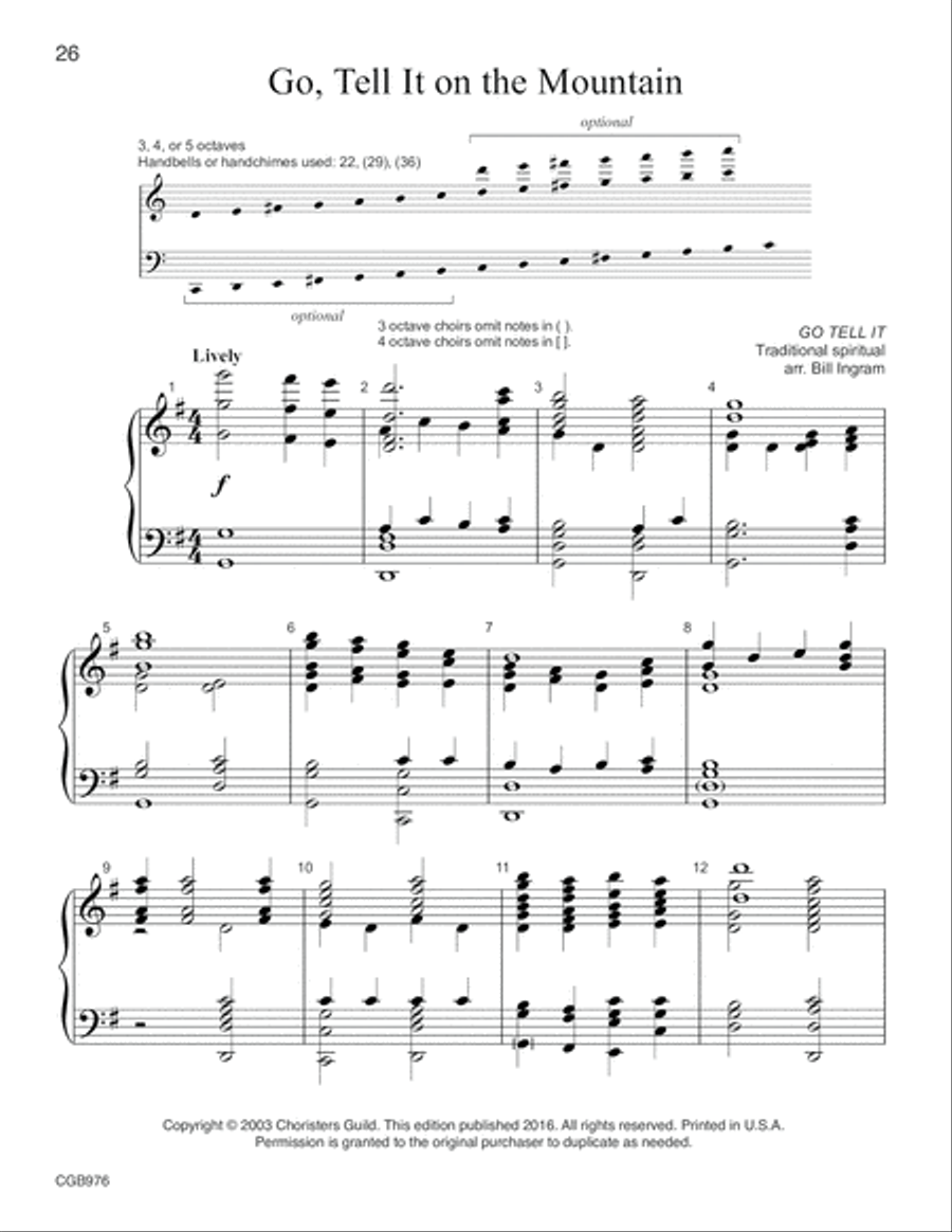 Come and Adore (3, 4 or 5 octaves) 5-Octaves scores gallery preview page 11