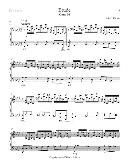 Etude Opus 76