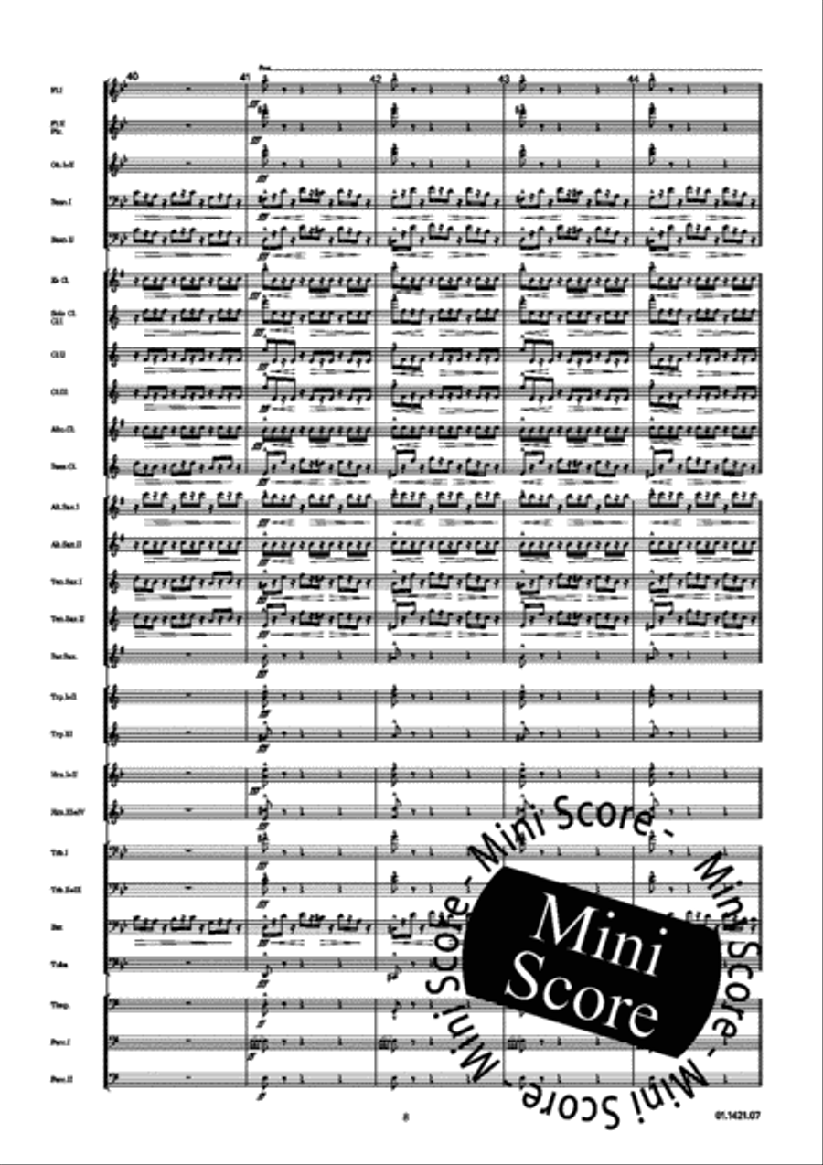 Asturias Concert Band scores gallery preview page 14