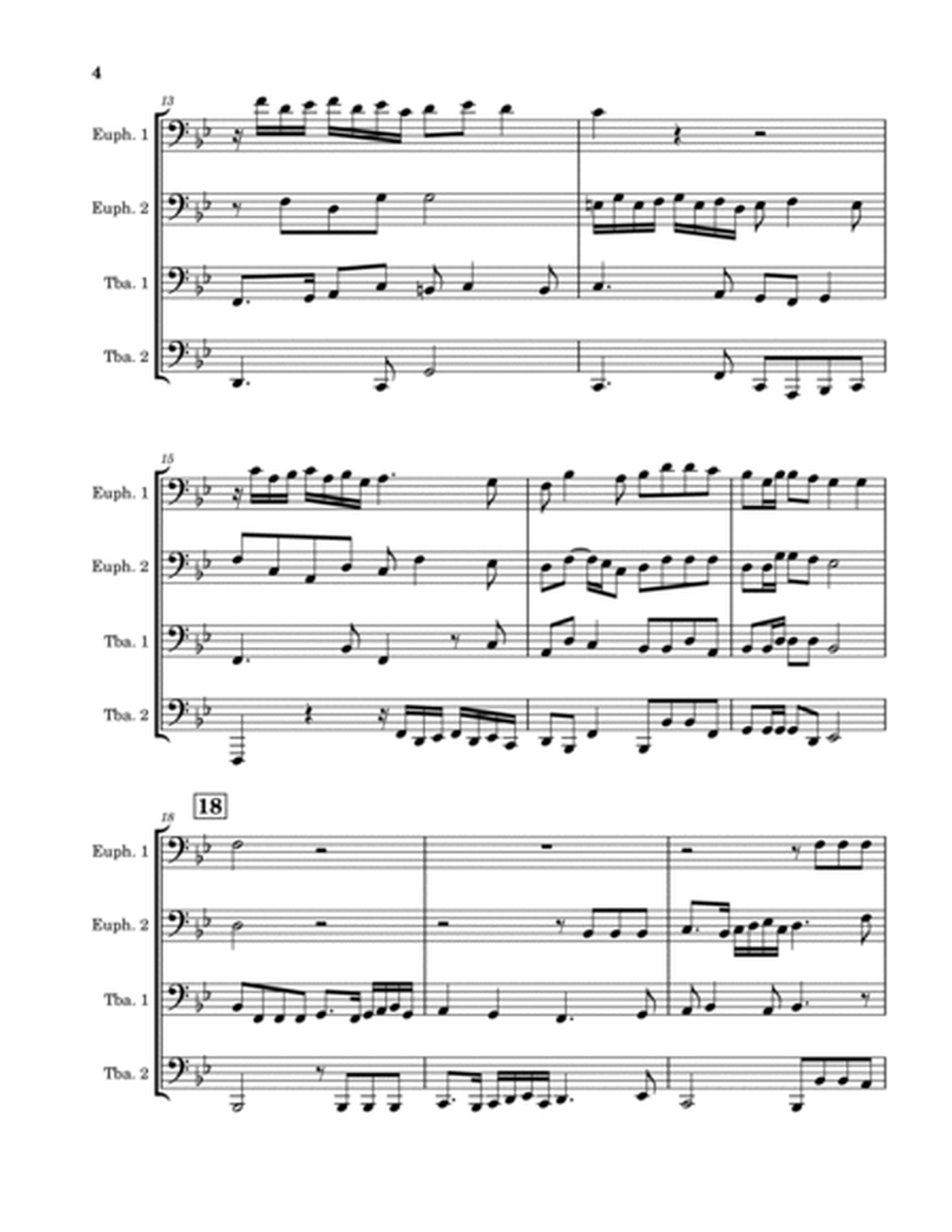 Canzona per Sonare No. 2 (Tuba/Euphonium Quartet)