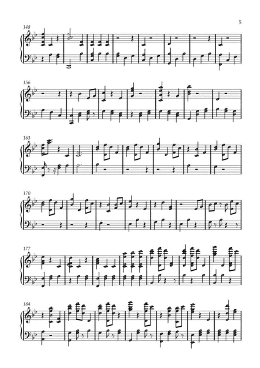 A Thousand Years Easy Piano scores gallery preview page 5