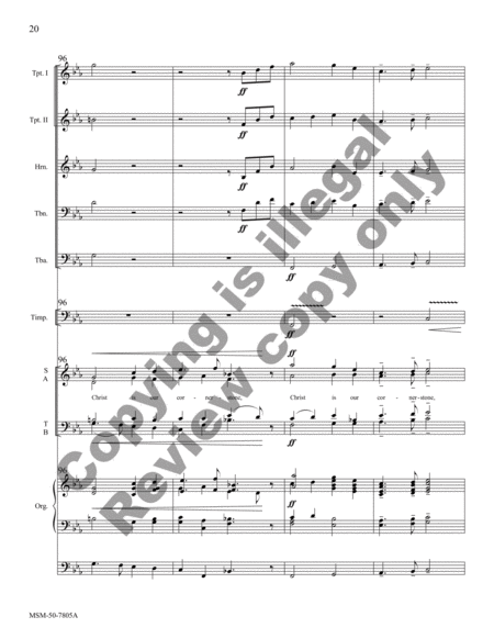 Christ Is Our Cornerstone (Full Score)