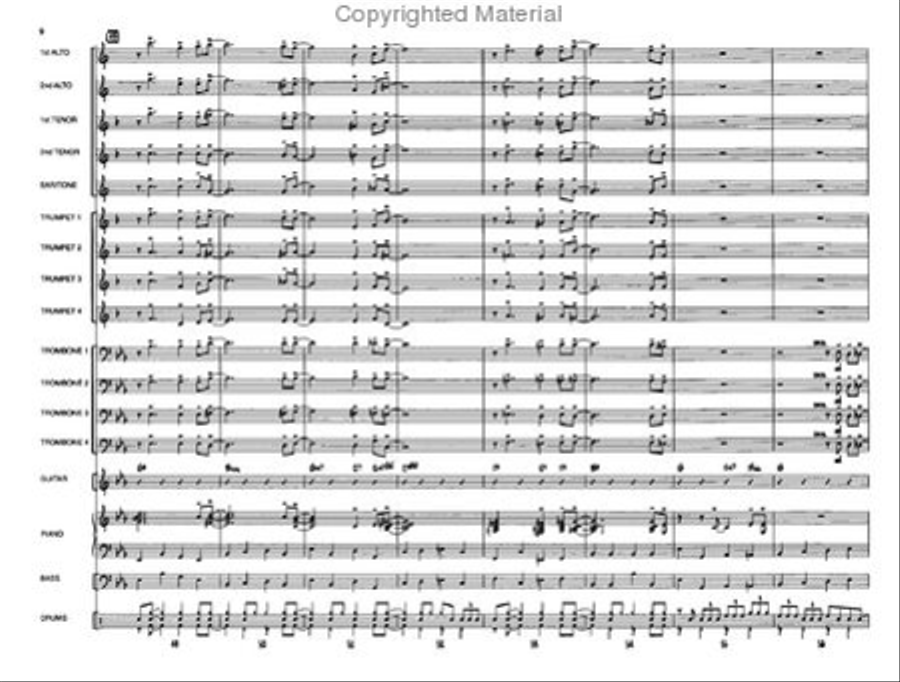 Swing, Swang, Swung Jazz Ensemble scores gallery preview page 8