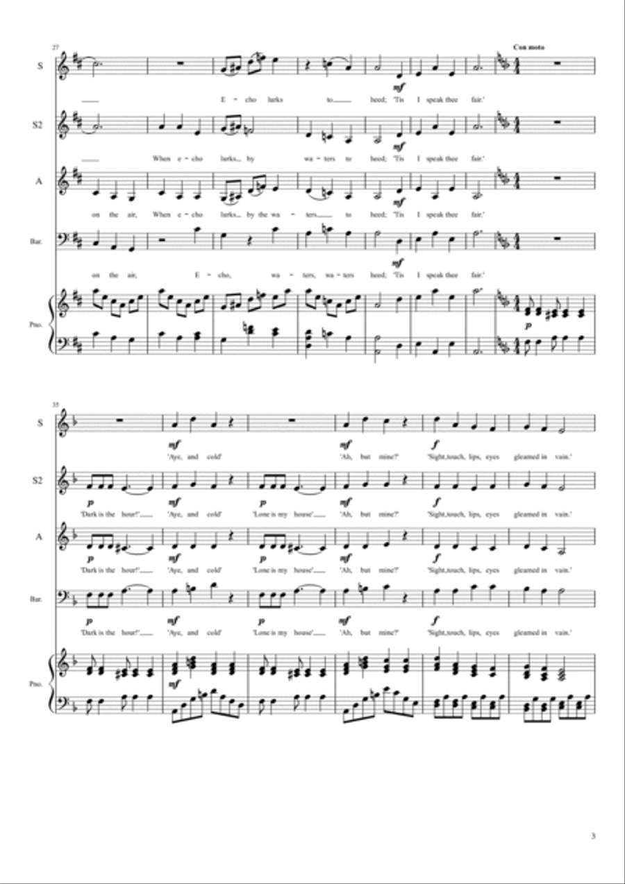 Ghost 4-Part scores gallery preview page 3
