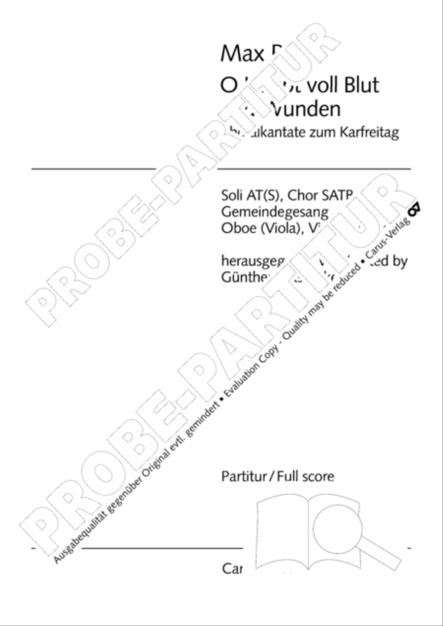 O sacred head, sore wounded (O Haupt voll Blut und Wunden) 4-Part scores gallery preview page 2
