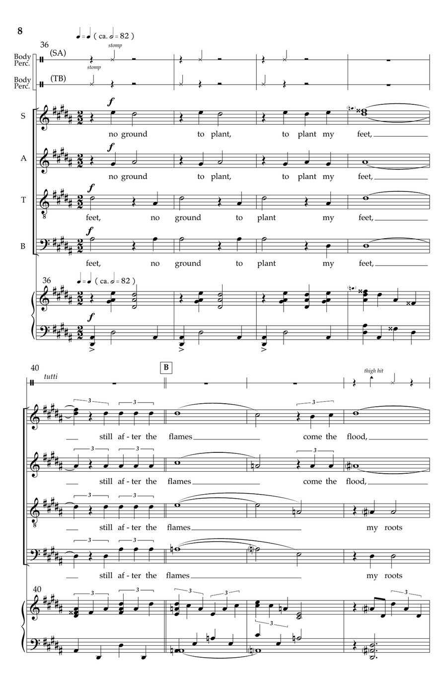 From Scorched Earth 4-Part scores gallery preview page 6
