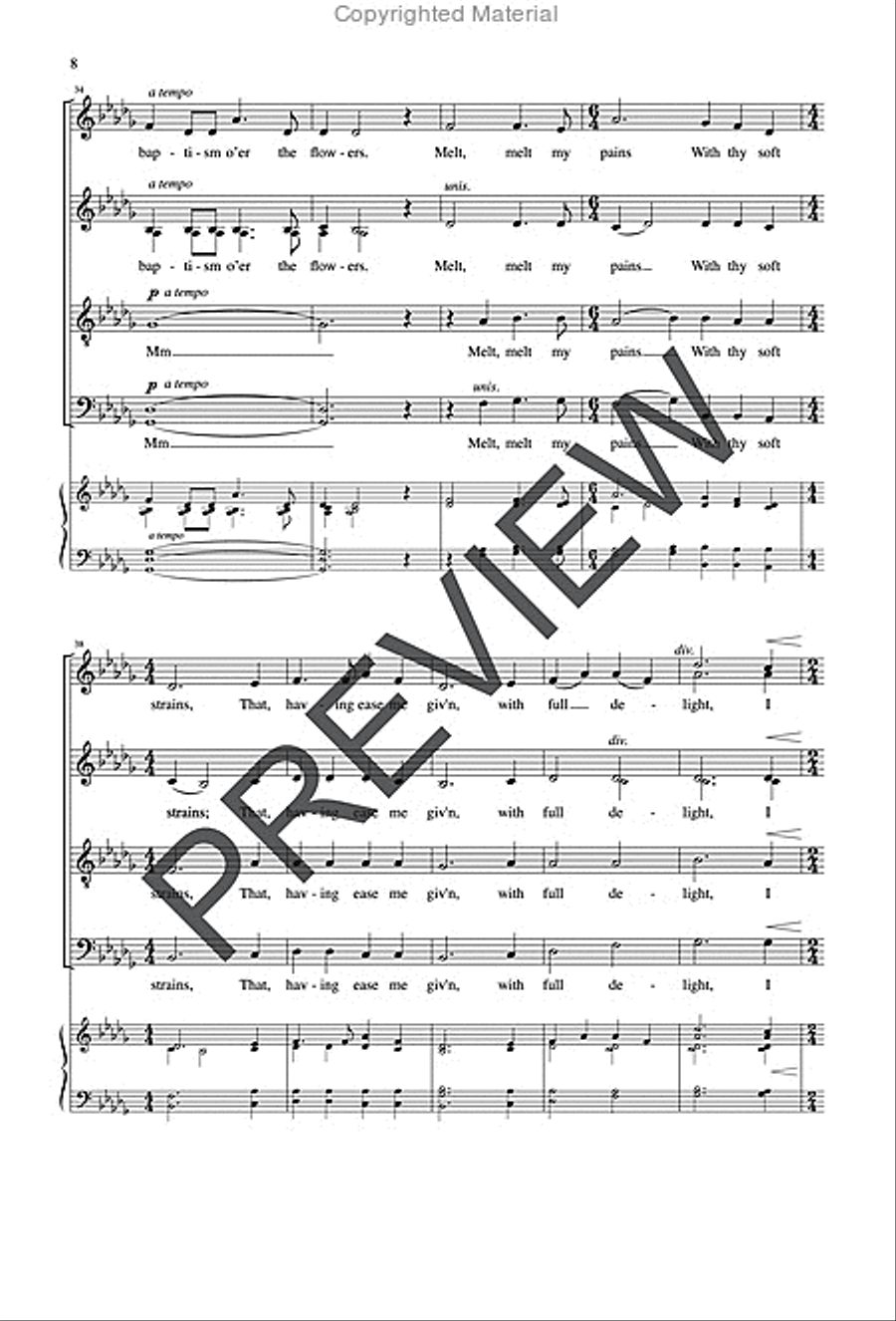 My Flight for Heaven Divisi scores gallery preview page 6