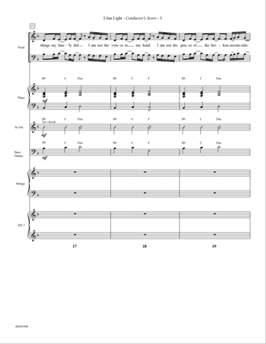 I Am Light (arr. Mark Hayes and Kimberly Lilley) - Full Score Choir scores gallery preview page 5