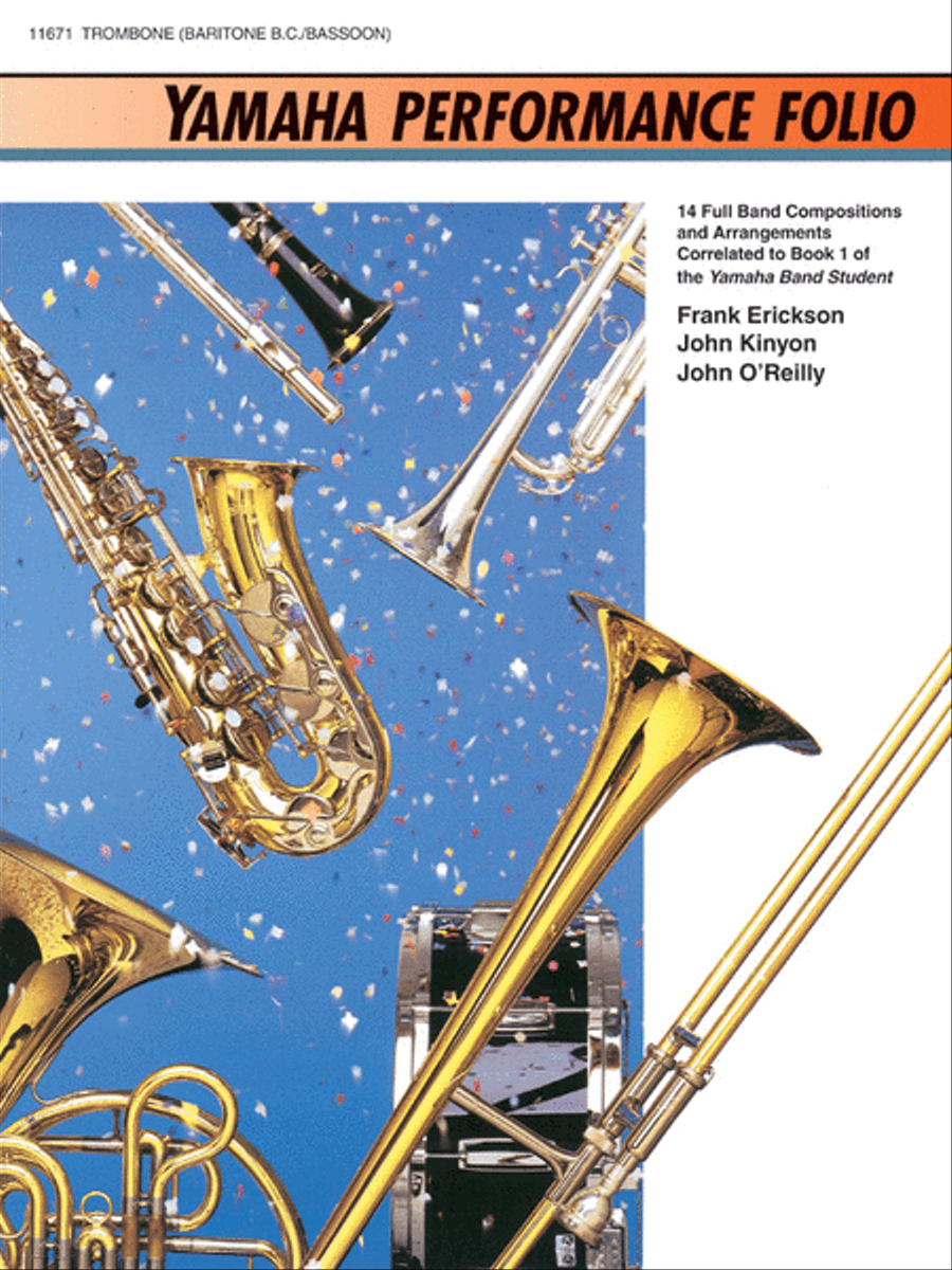 Yamaha Performance Folio Concert Band Methods scores gallery preview page 1