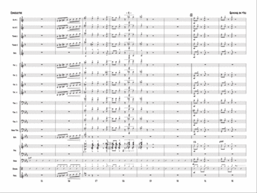 Gaining On You Gaining On You Jazz Ensemble scores gallery preview page 5