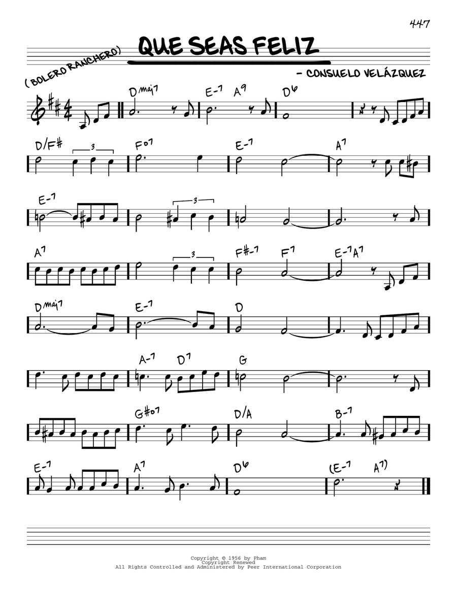 Que Seas Feliz Piano scores gallery preview page 1