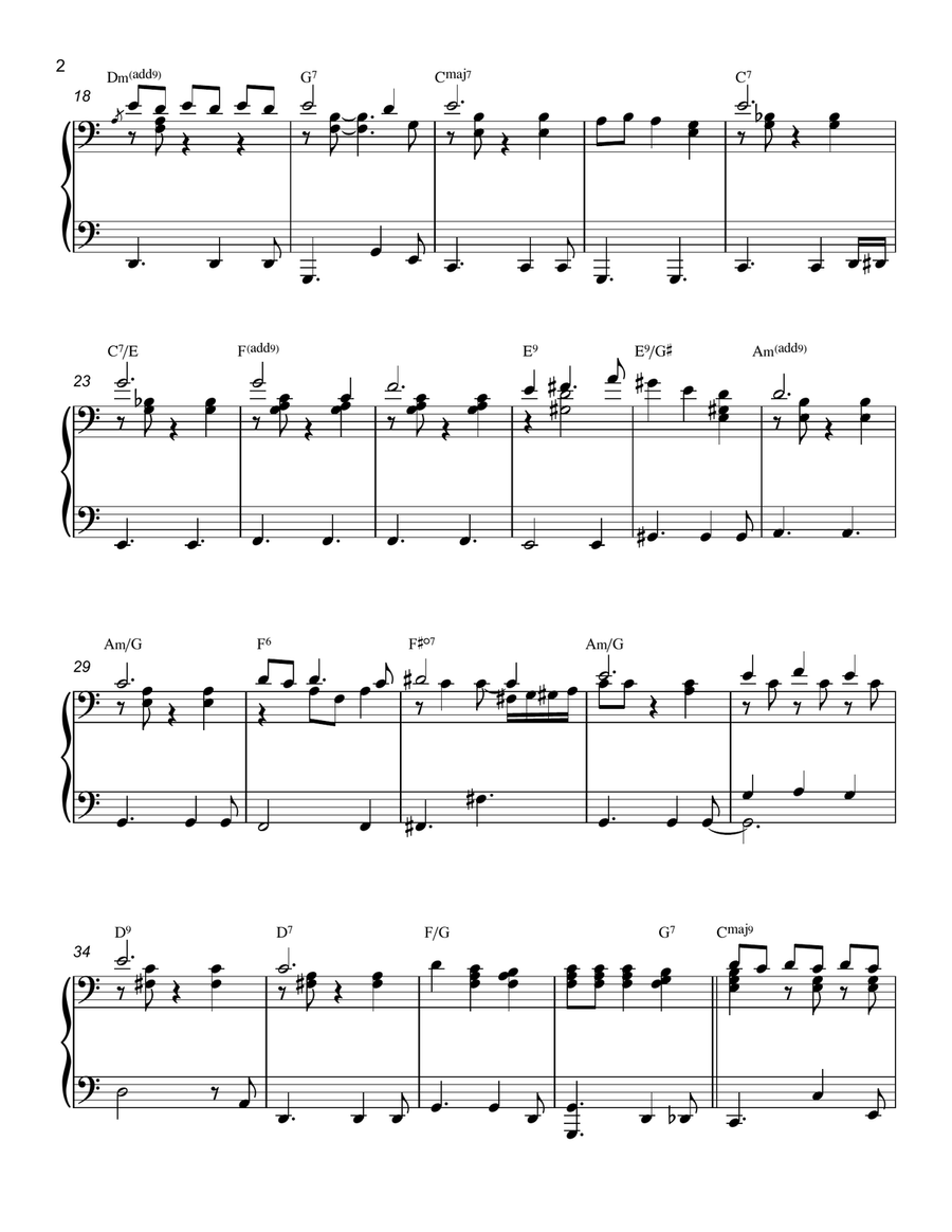 La Javanaise Piano Solo scores gallery preview page 2