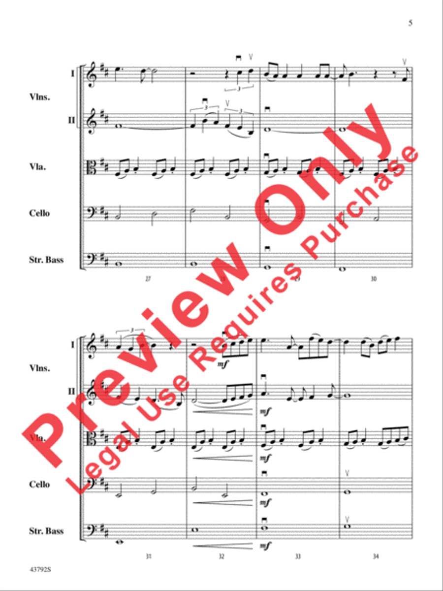 I Don't Want to Miss a Thing String Orchestra scores gallery preview page 24