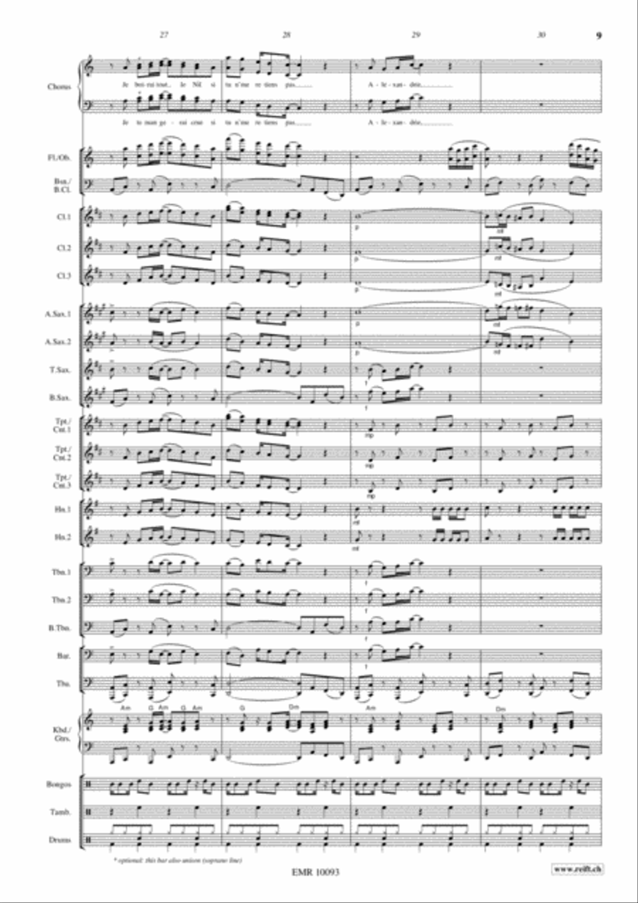 Alexandrie, Alexandra Alexandrie, Alexandra 4-Part scores gallery preview page 10