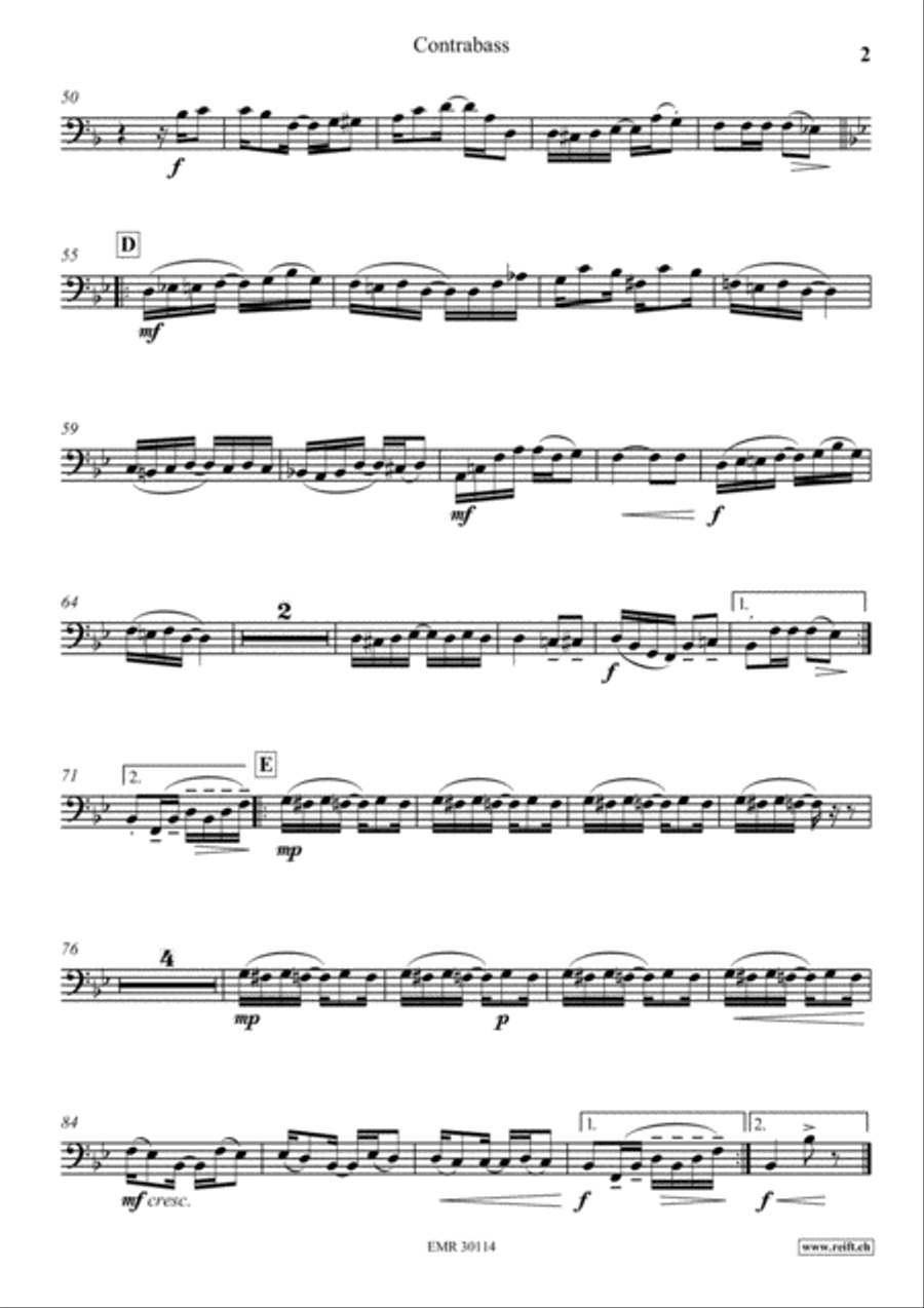 Rose Leaf Rag Double Bass scores gallery preview page 3