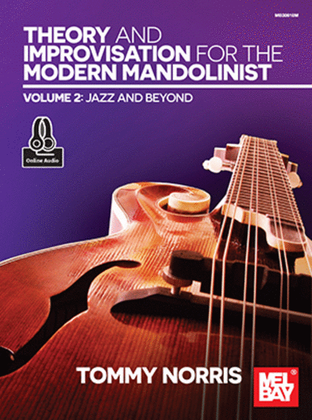 Book cover for Theory and Improvisation for the Modern Mandolinist, Volume 2