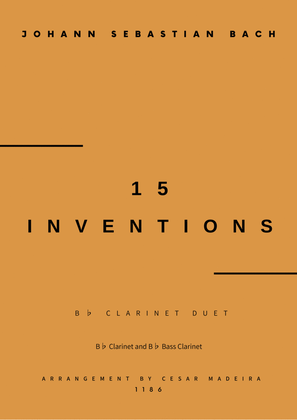 15 Inventions - Clarinet Duet (Full Score)