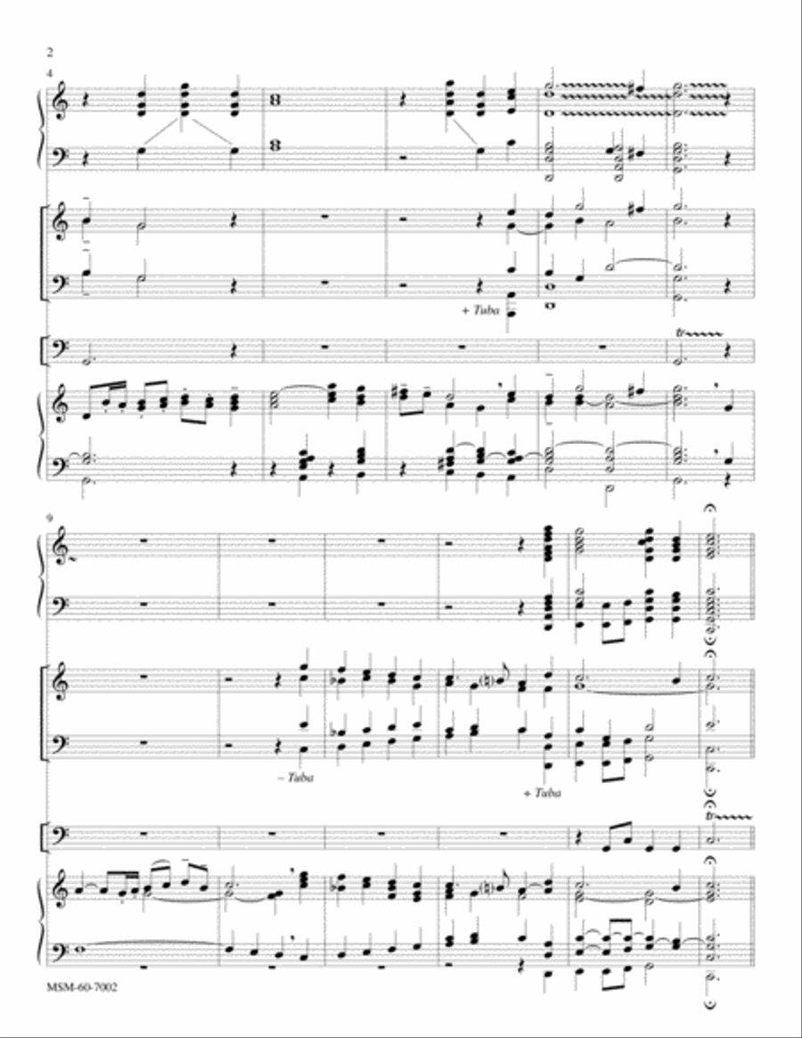 Christ Is Our Cornerstone Rejoice, the Lord Is King Choir scores gallery preview page 3