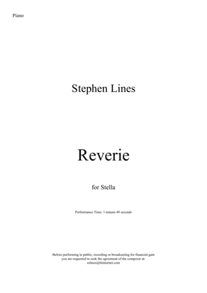 Reverie for Piano