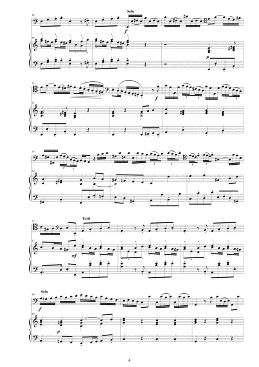 Vivaldi - Cello Concerto No.3 in C major RV 400 for Cello and Piano image number null