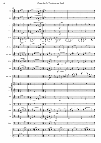 Concertino for Trombone and Band image number null