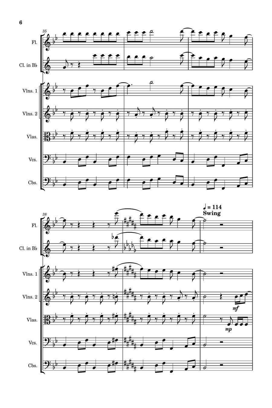 Here Comes The Sun Chamber Orchestra scores gallery preview page 6