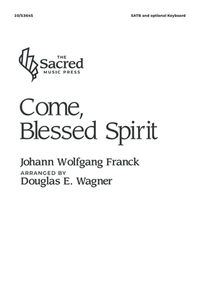 Book cover for Come, Blessed Spirit