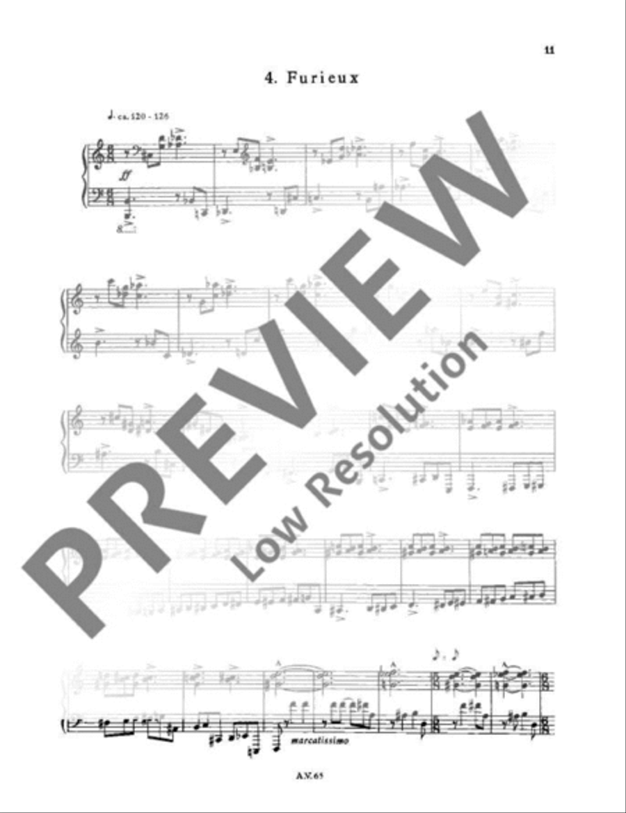 Six portraits Piano Solo scores gallery preview page 12