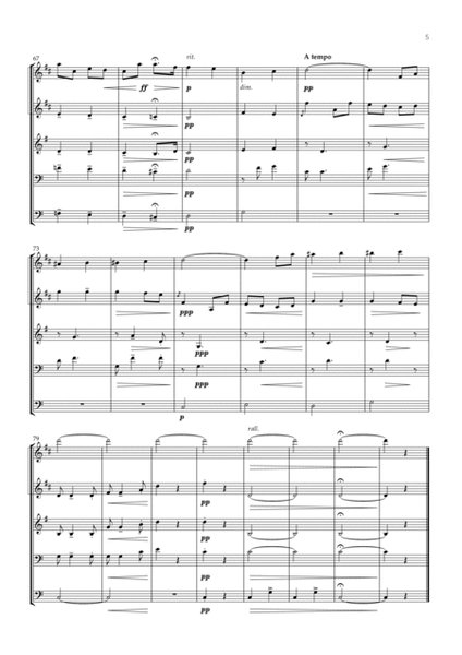 Salut D’amour (Brass Quintet) - Edward Elgar image number null