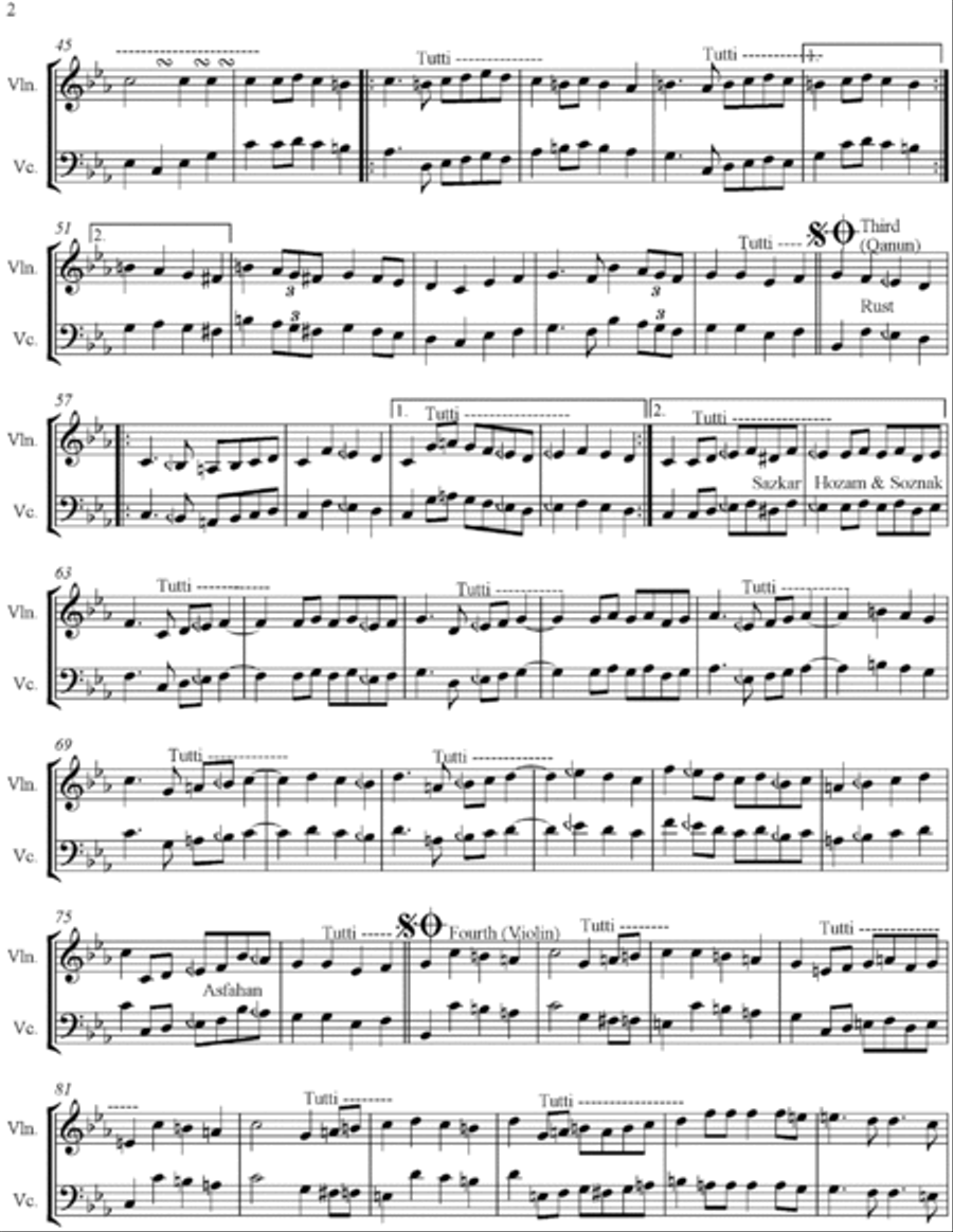 7ewar Chamber Orchestra scores gallery preview page 2