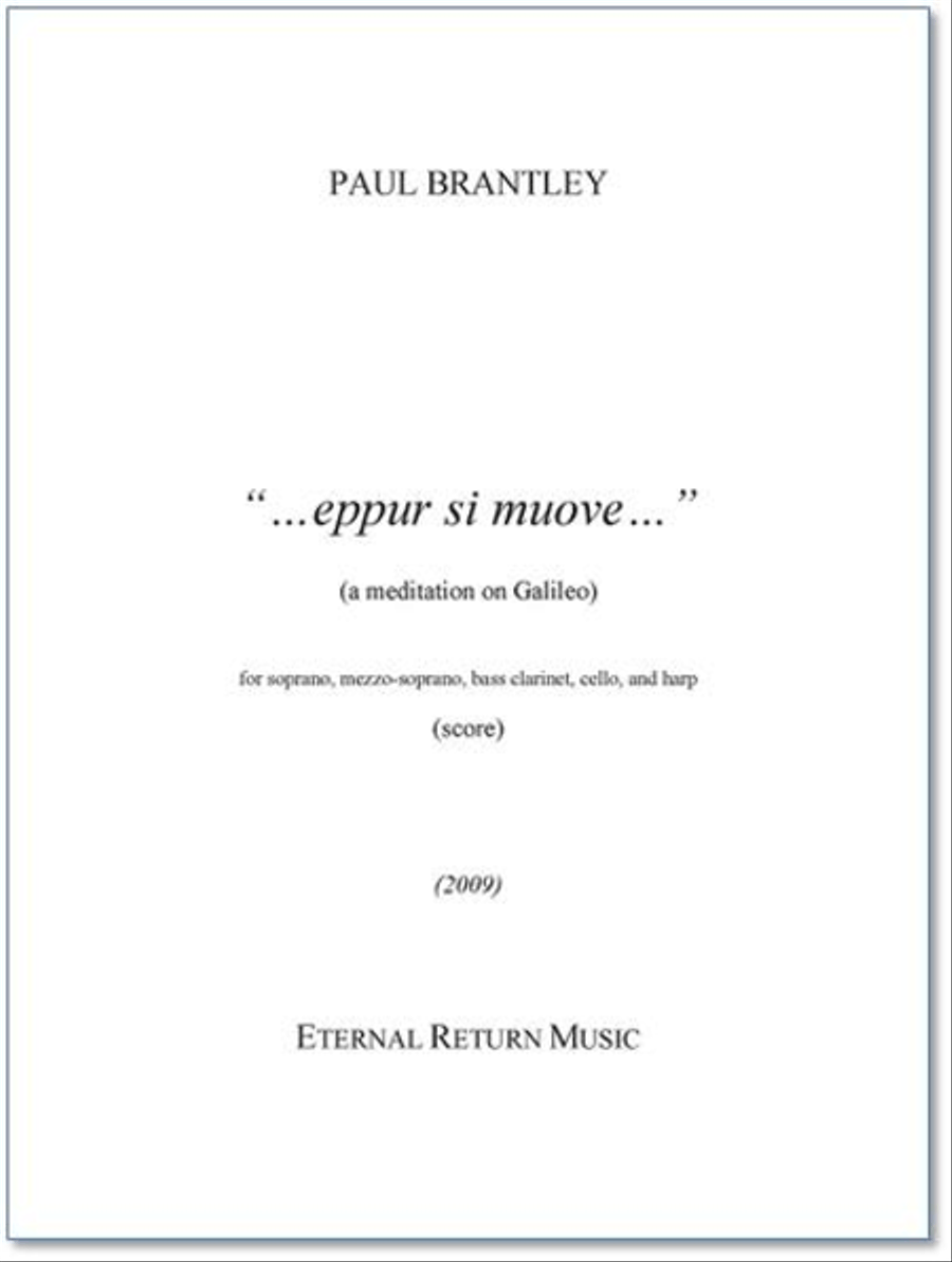 . . . eppur si muove. . . Bass Clarinet scores gallery preview page 1