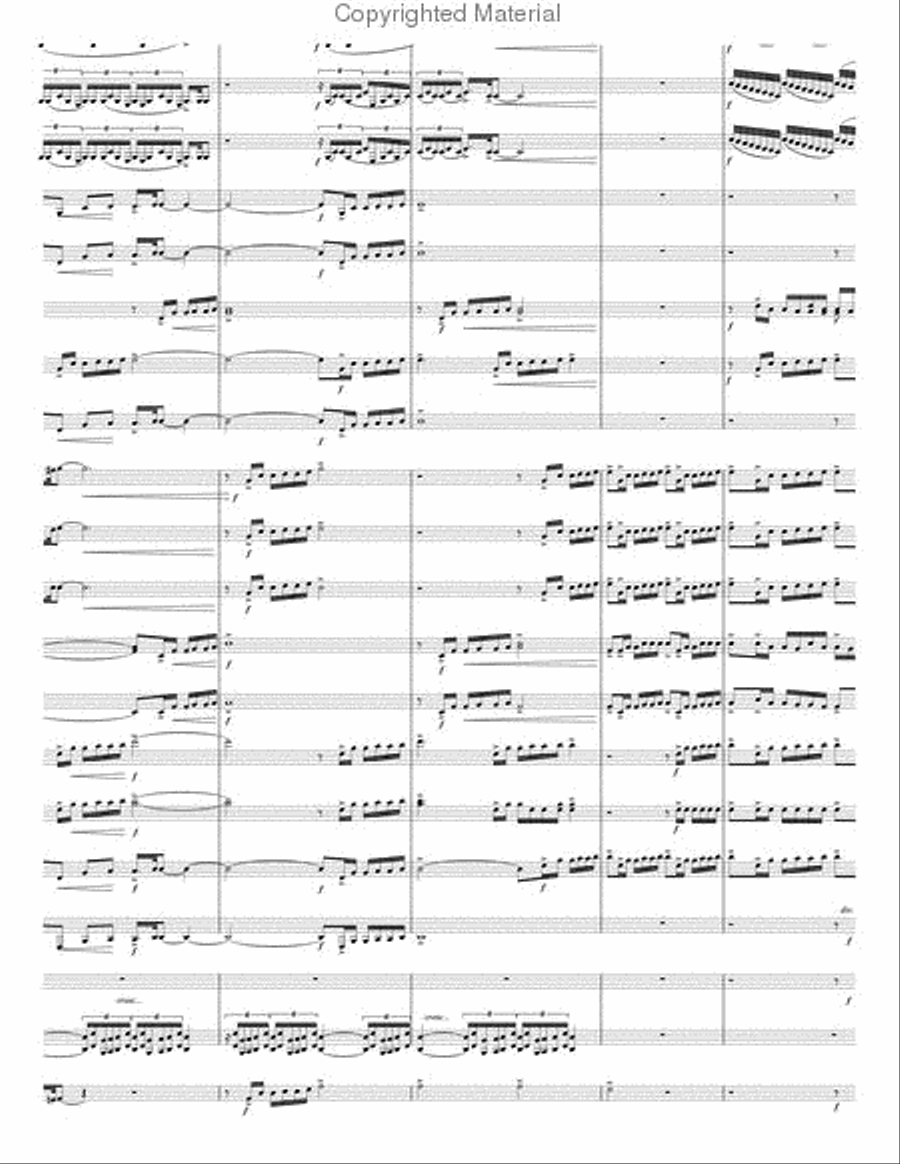 Aegean Symphony Aegean Symphony Concert Band scores gallery preview page 4