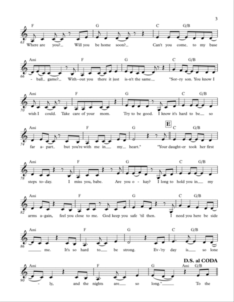 Sacrifice Sacrifice Piano Solo scores gallery preview page 3
