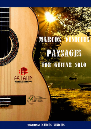 Book cover for PAYSAGES - MARCOS VINICIUS - FOR GUITAR SOLO