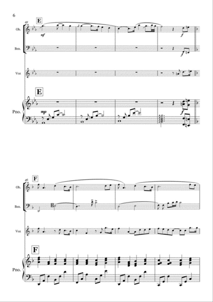 Hasta Mi Final Small Ensemble scores gallery preview page 6