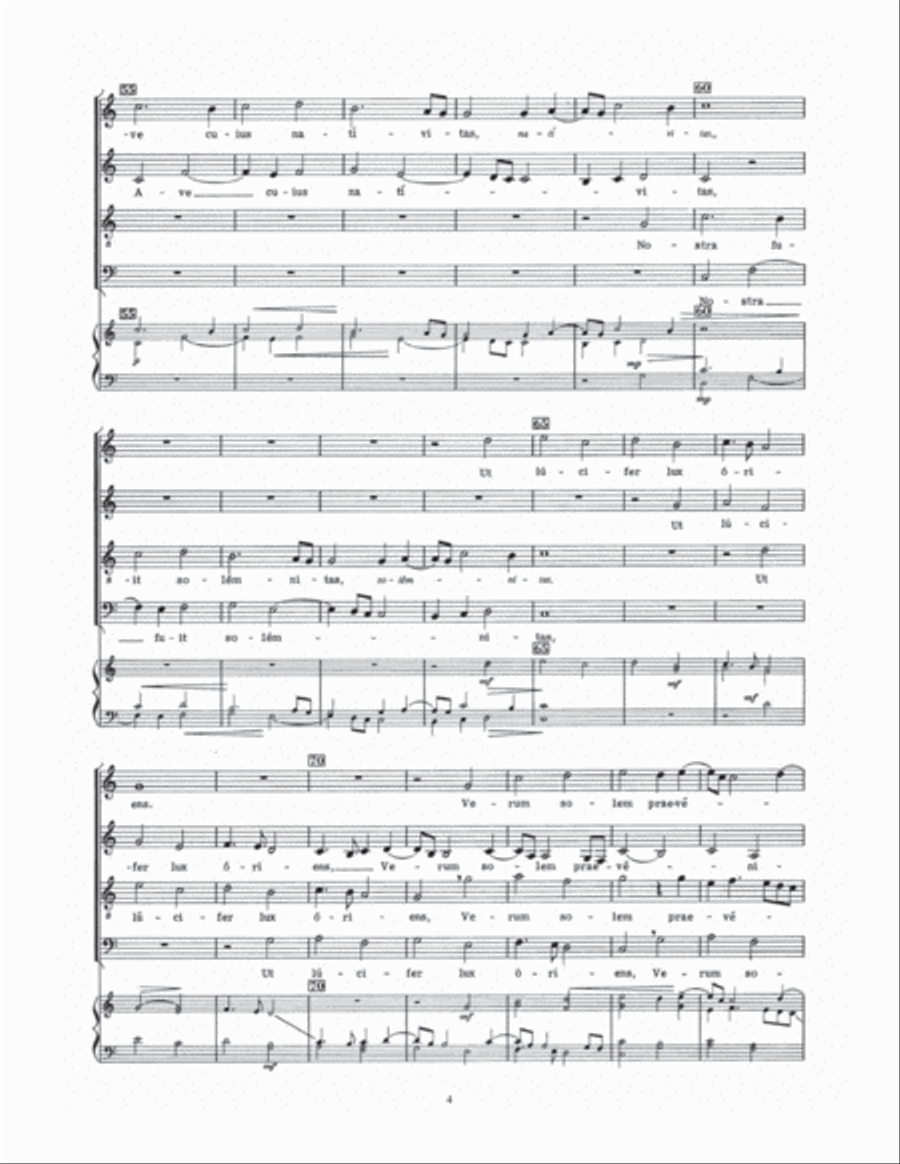Ave Maria Choir scores gallery preview page 4