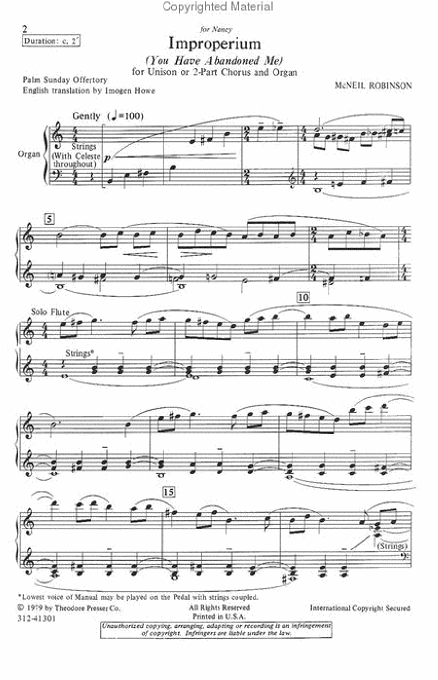 Improperium (You Have Abandoned Me) 2-Part scores gallery preview page 2