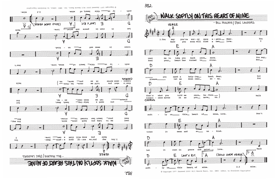 Walk Softly On This Heart Of Mine Voice scores gallery preview page 1