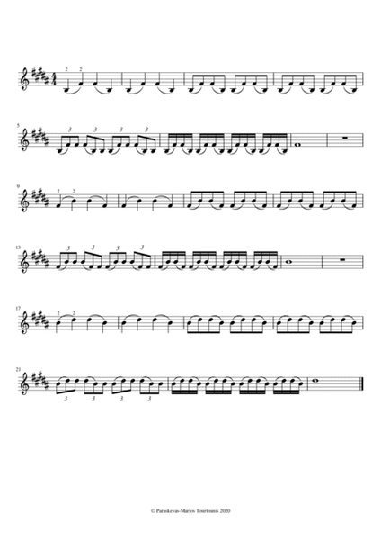 Exercises for trumpeters of the intermediate level