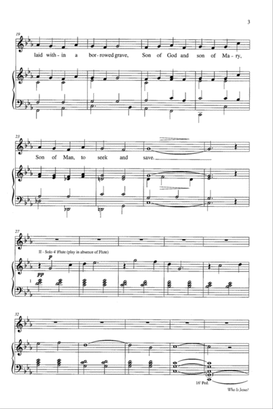 Who Is Jesus? 3-Part scores gallery preview page 3