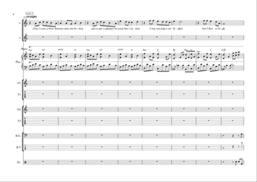 Carry On Wayward Son Voice scores gallery preview page 6