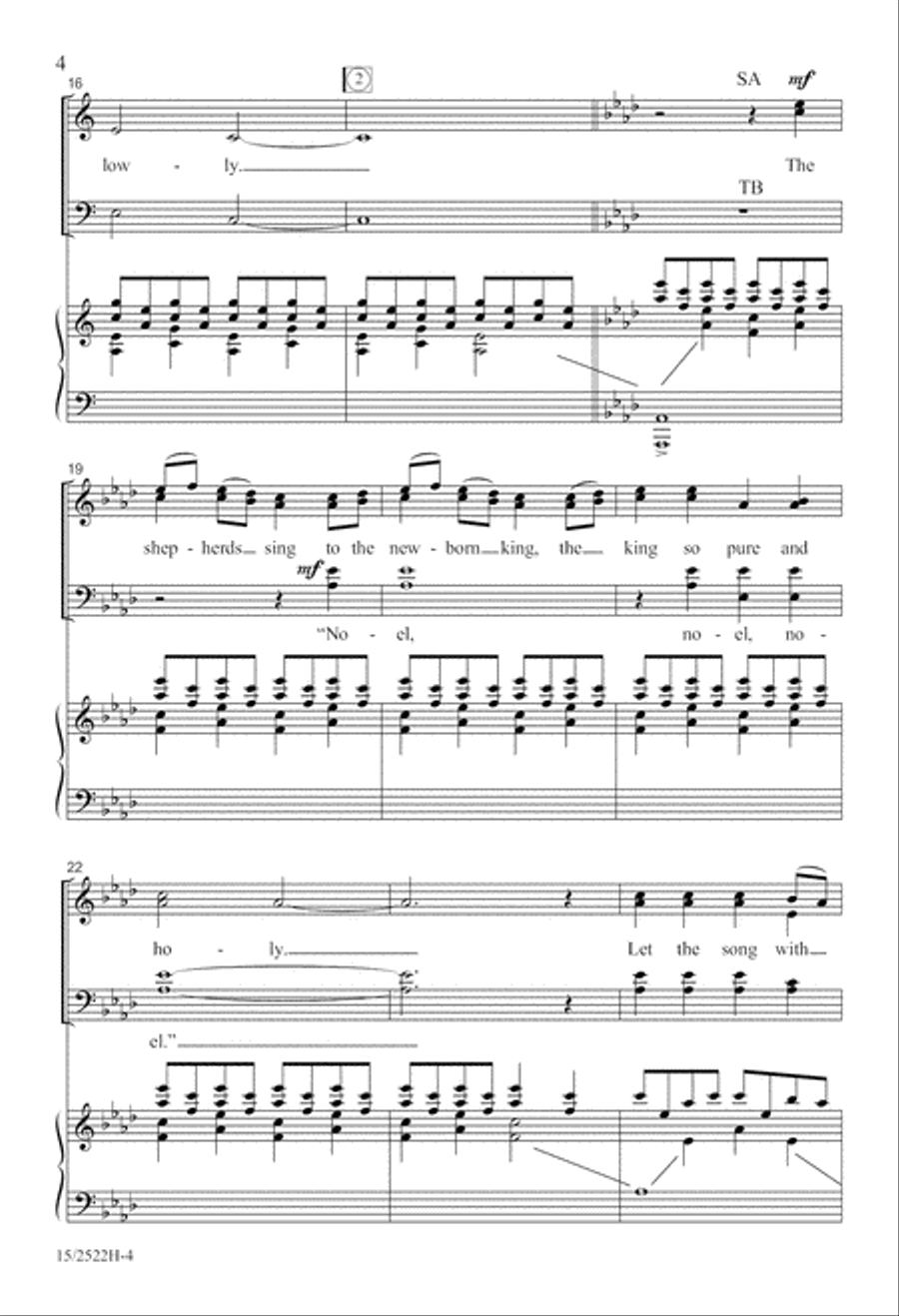 Let Carols Ring Let Carols Ring 4-Part scores gallery preview page 5