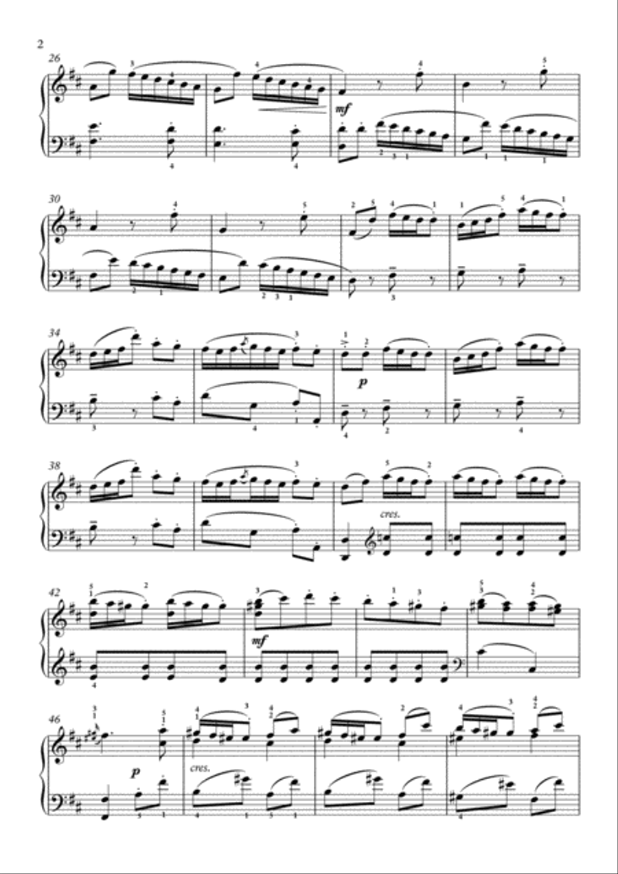 Scarlatti-Sonata in B-minor L.347 K.227(piano) Piano Solo scores gallery preview page 3