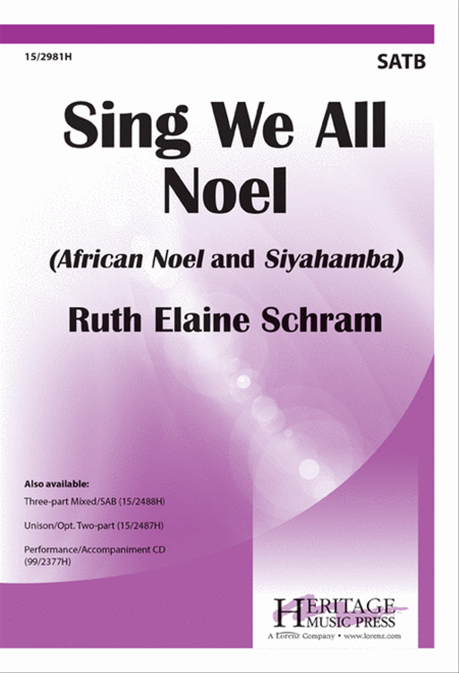 Sing We All Noel Sing We All Noel 4-Part scores gallery preview page 1
