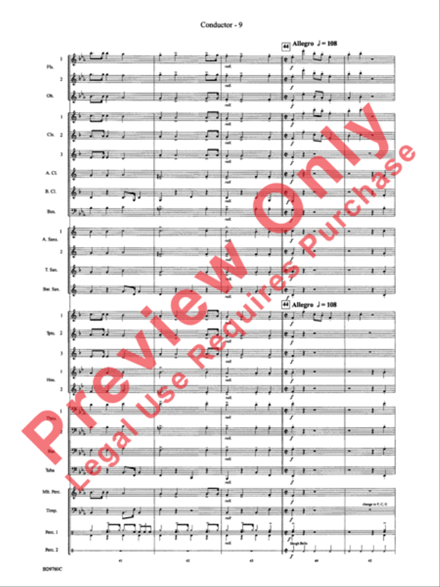 Holiday Cheers Holiday Cheers Concert Band scores gallery preview page 11